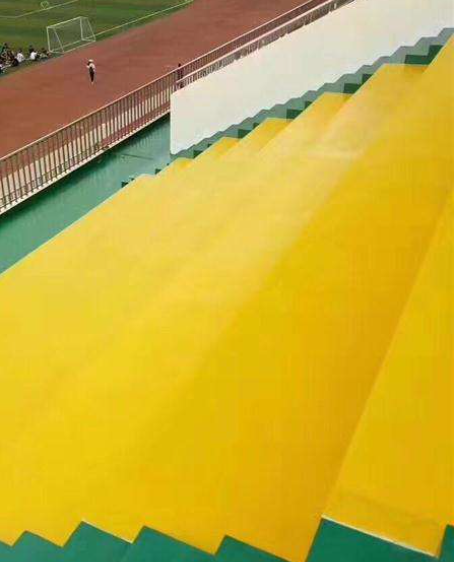 宜黄球场台阶翻新修补改造